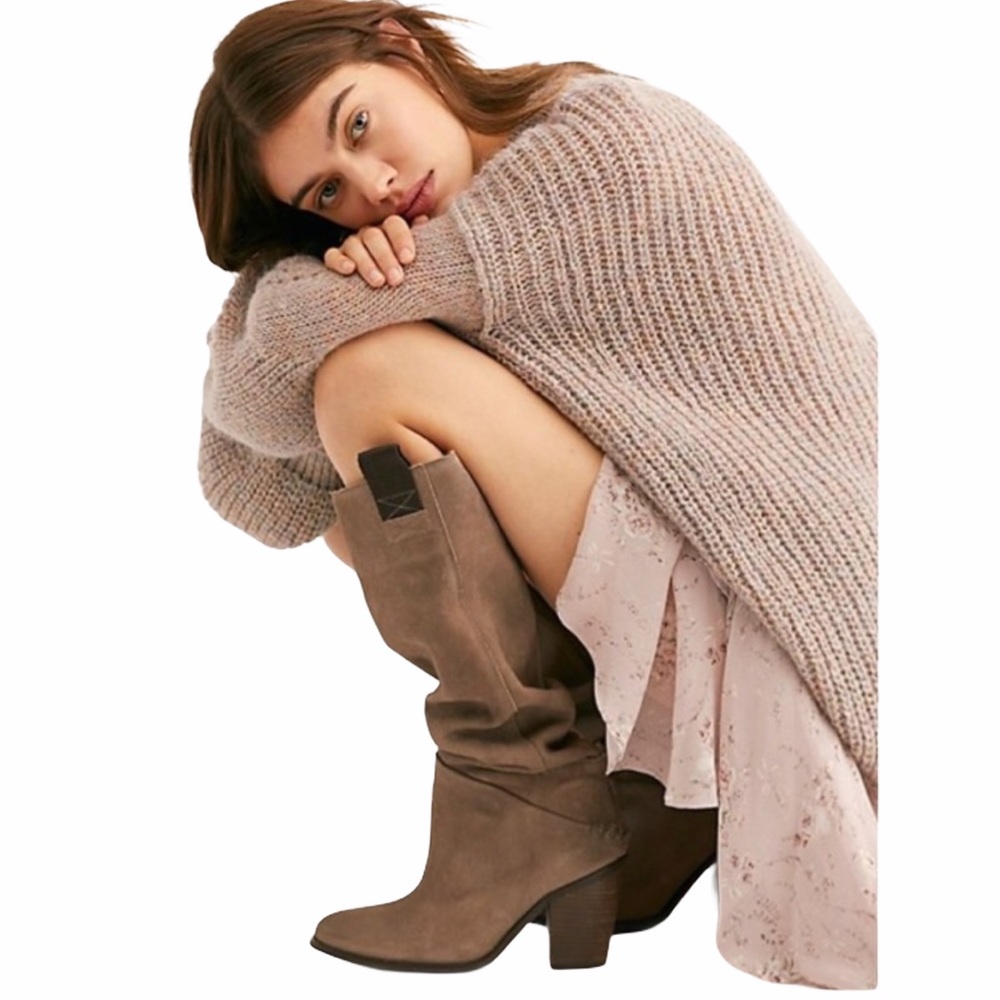new Free People ❦ Montgomery Slouch Knee Hi Boot - Picture 12 of 16
